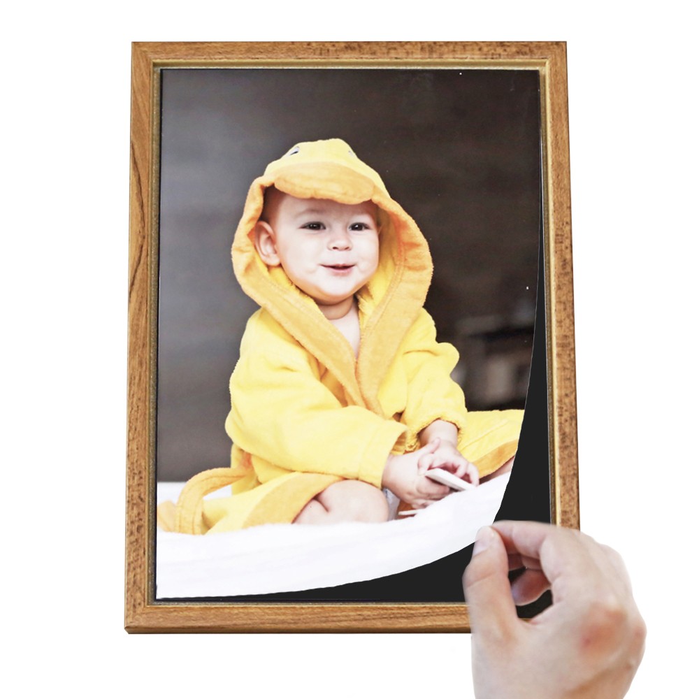 Rama foto magnetica A4, include hartie magnetica, lemn, Magic Dale - imagine 11